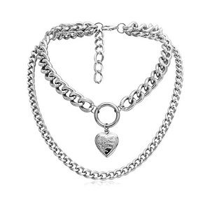 “I Love You" Double Chain Locket Necklace